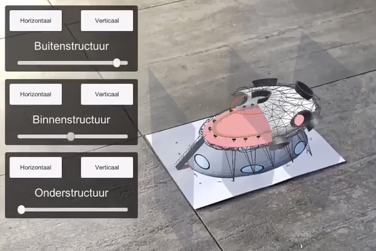 Live 3d Layered Section